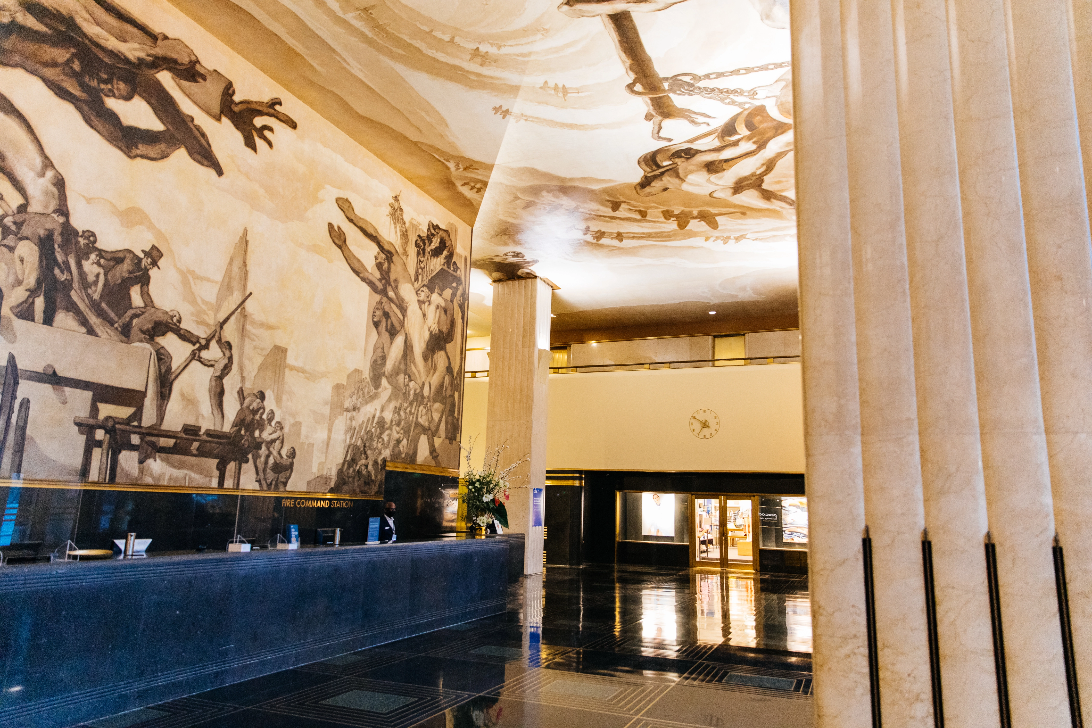 Lobby of 30 Rock, Courtesy of Tishman Speyer
